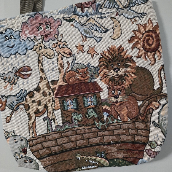 Noah's Ark Animal Tote Bag - Picture 3 of 10